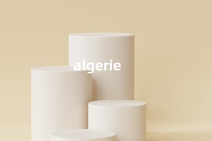 algerie单词图解，单词释义场景配图