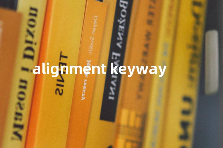 alignment keyway单词图解，单词释义场景配图