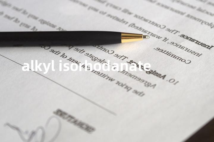 alkyl isorhodanate单词图解，单词释义场景配图
