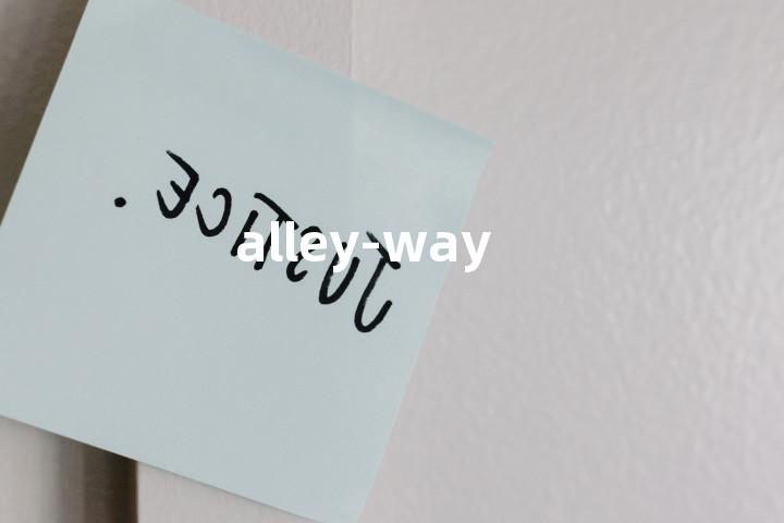 alley-way