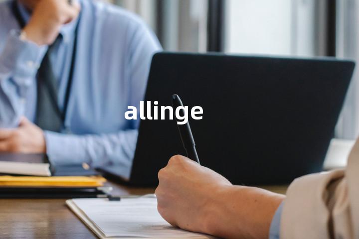 allinge单词图解，单词释义场景配图