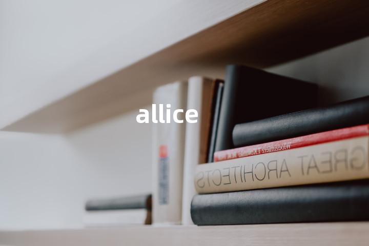 allice单词图解，单词释义场景配图