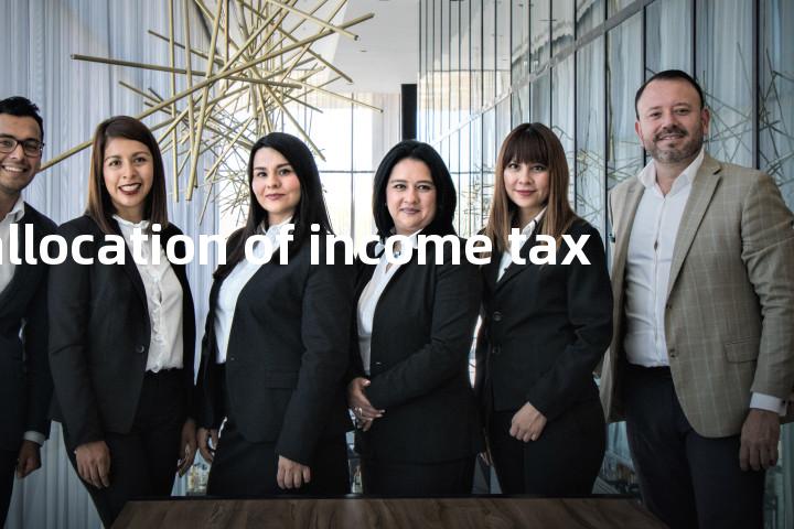 allocation of income tax单词图解，单词释义场景配图