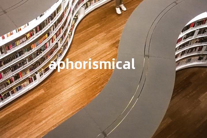 aphorismical单词图解，单词释义场景配图