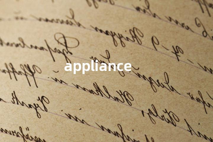 appliance