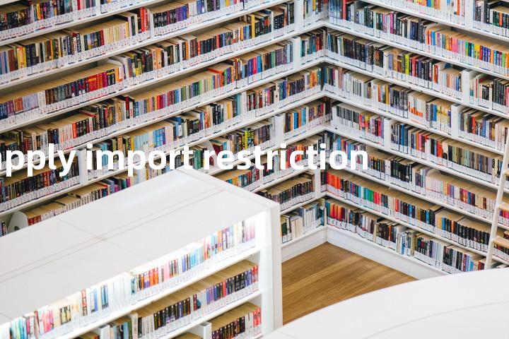 apply import restriction单词图解，单词释义场景配图