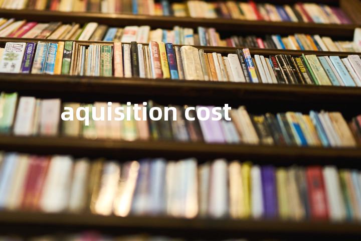 aquisition cost单词图解，单词释义场景配图