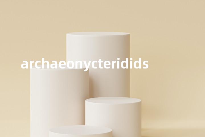 archaeonycteridids单词图解，单词释义场景配图