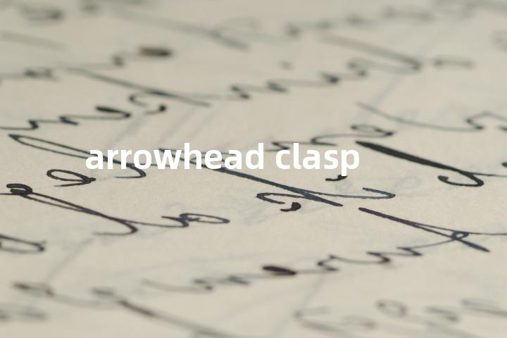 arrowhead clasp单词图解，单词释义场景配图