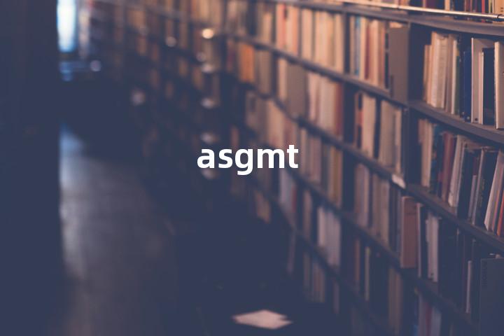 asgmt单词图解，单词释义场景配图