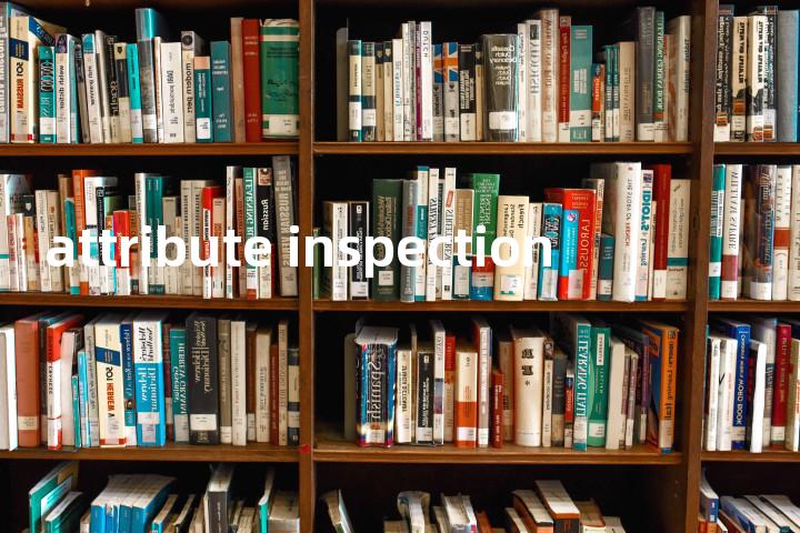 attribute inspection单词图解，单词释义场景配图