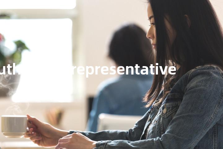 authorized representative单词图解，单词释义场景配图