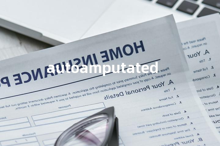 autoamputated单词图解，单词释义场景配图