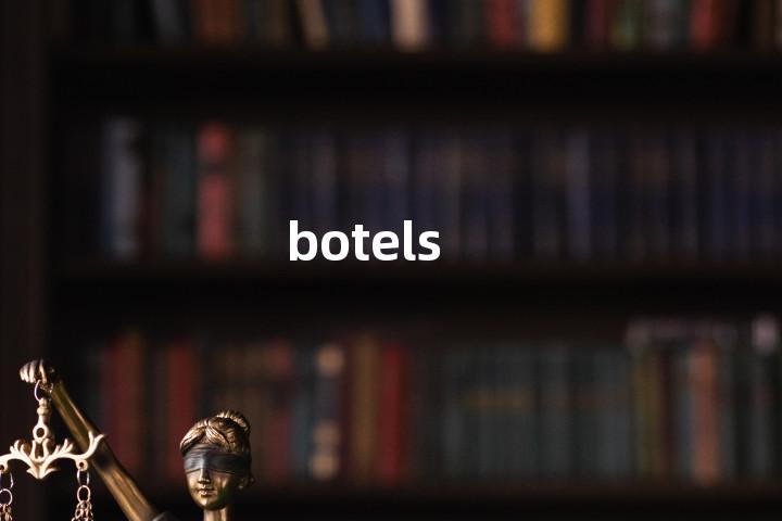 botels单词图解，单词释义场景配图
