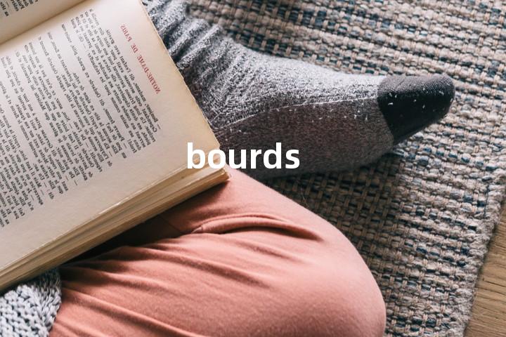bourds单词图解，单词释义场景配图