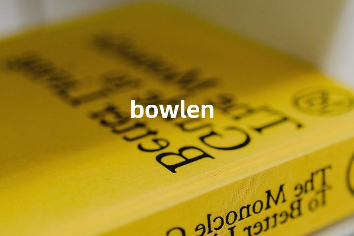 bowlen单词图解，单词释义场景配图