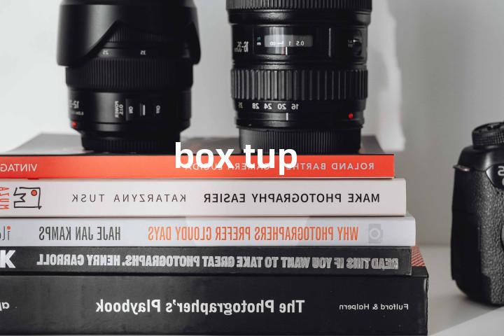 box tup单词图解，单词释义场景配图
