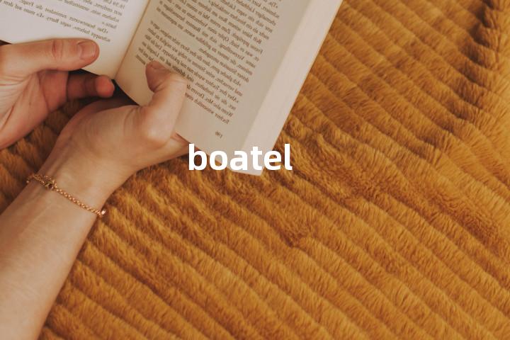 boatel单词图解，单词释义场景配图