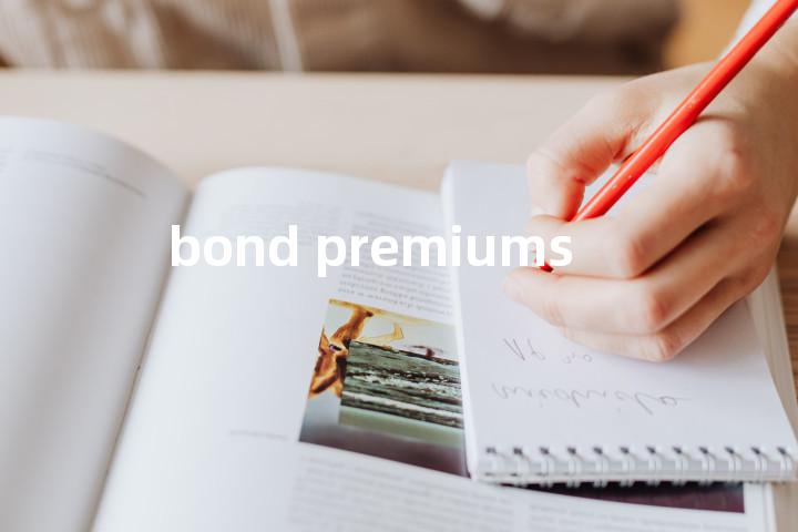 bond premiums单词图解，单词释义场景配图