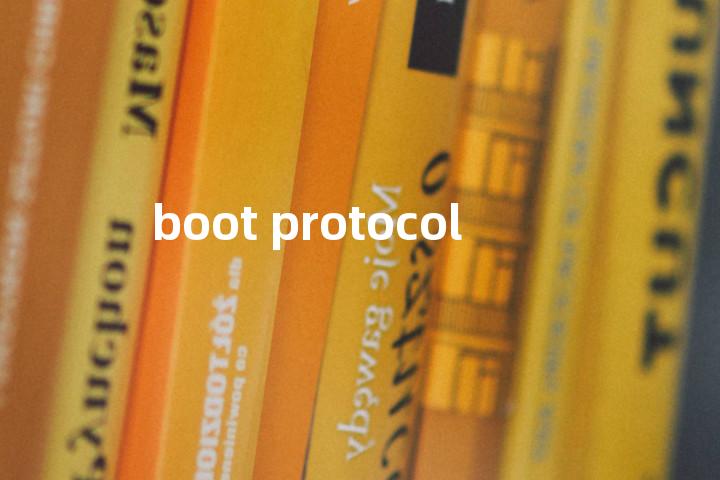 boot protocol单词图解，单词释义场景配图