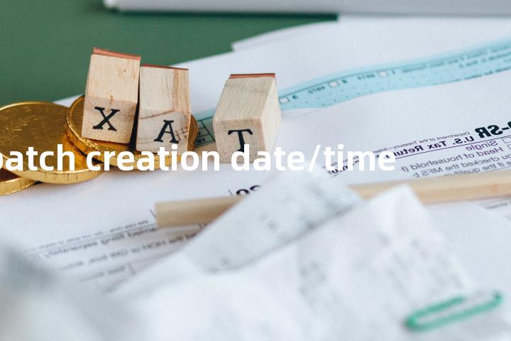 batch creation date/time单词图解，单词释义场景配图