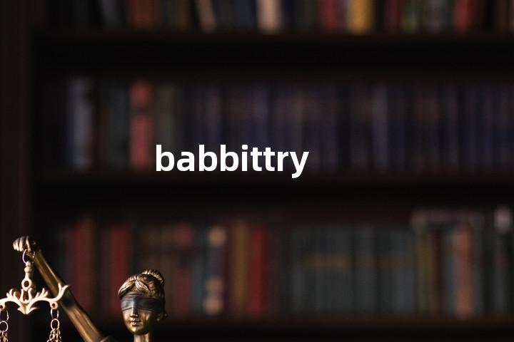 babbittry单词图解，单词释义场景配图