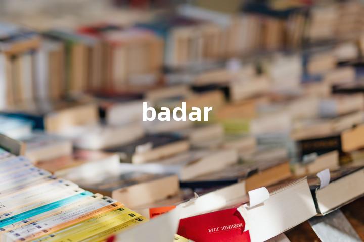 badar单词图解，单词释义场景配图