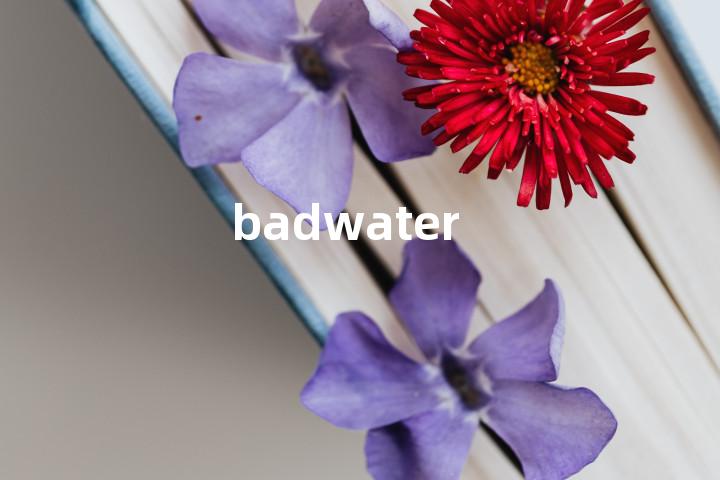badwater单词图解，单词释义场景配图