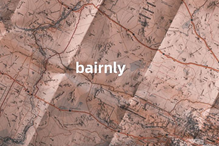 bairnly单词图解，单词释义场景配图