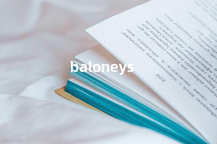baloneys单词图解，单词释义场景配图
