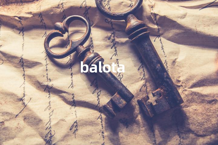 balota单词图解，单词释义场景配图