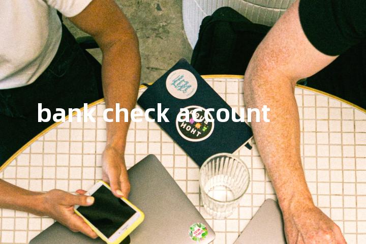 bank check account单词图解，单词释义场景配图