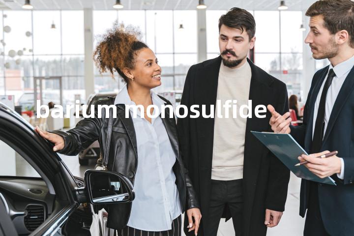 barium monosulfide单词图解，单词释义场景配图