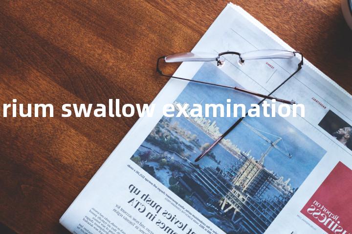 barium swallow examination单词图解，单词释义场景配图