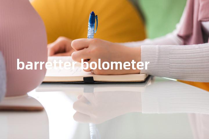 barretter bolometer单词图解，单词释义场景配图