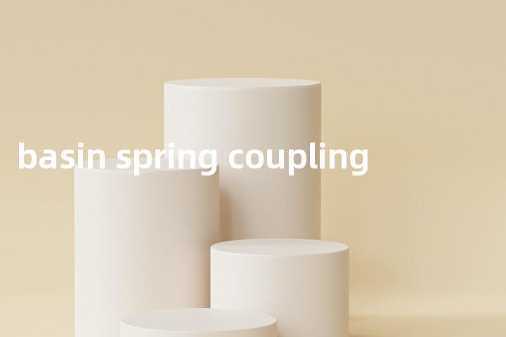 basin spring coupling单词图解，单词释义场景配图