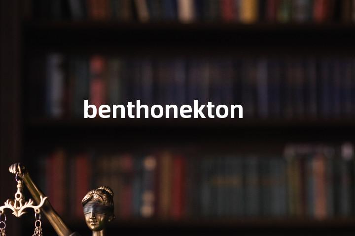 benthonekton单词图解，单词释义场景配图