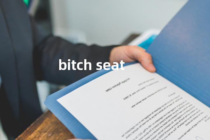 bitch seat单词图解，单词释义场景配图