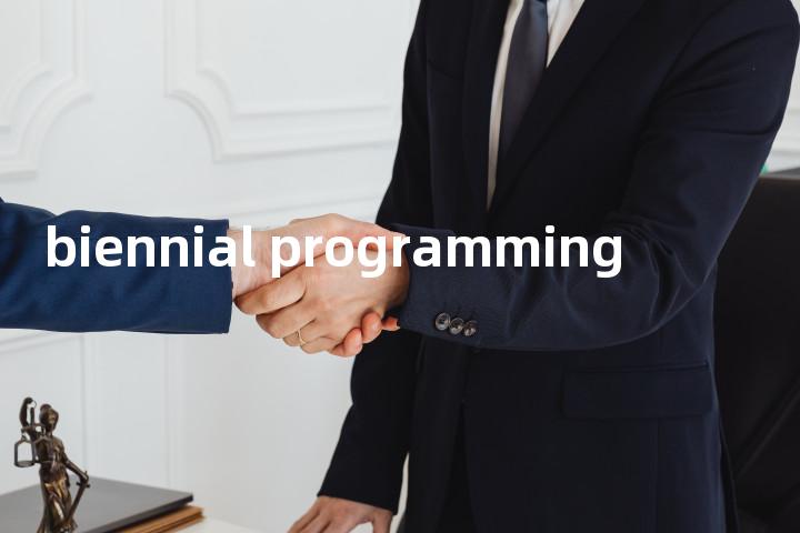 biennial programming单词图解，单词释义场景配图