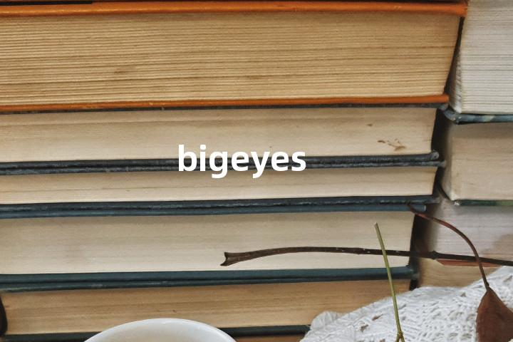 bigeyes单词图解，单词释义场景配图
