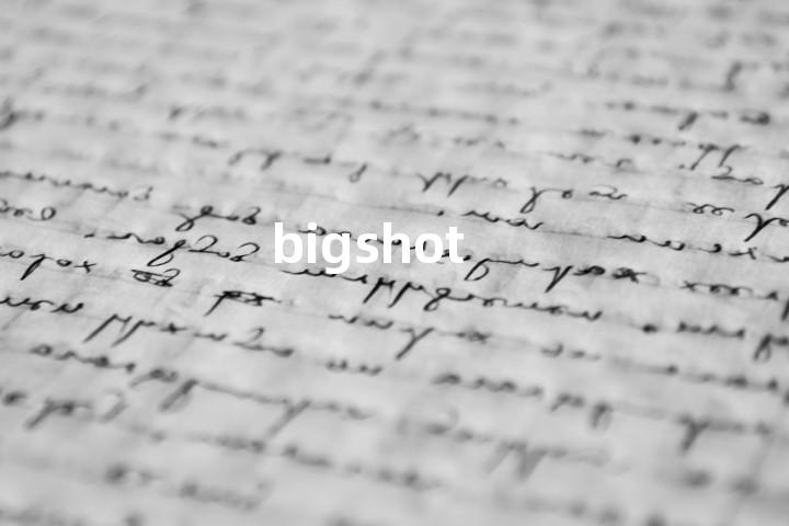 bigshot单词图解，单词释义场景配图
