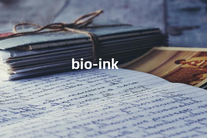bio-ink单词图解，单词释义场景配图