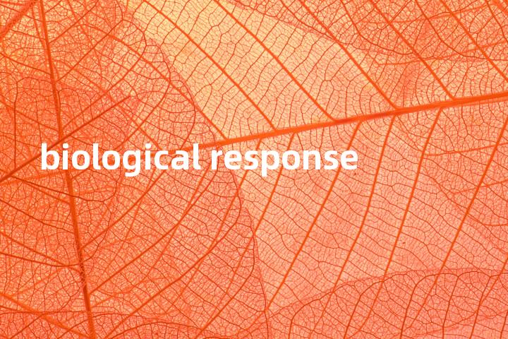 biological response单词图解，单词释义场景配图