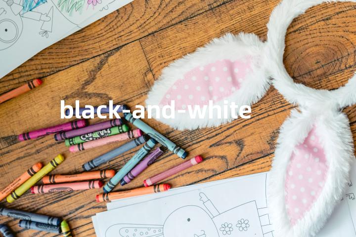 black-and-white单词图解，单词释义场景配图