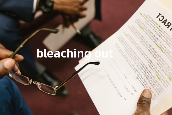 bleaching out单词图解，单词释义场景配图