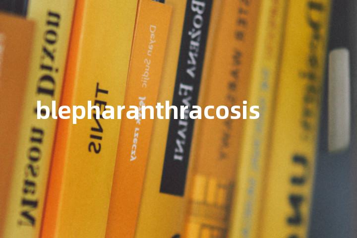 blepharanthracosis单词图解，单词释义场景配图