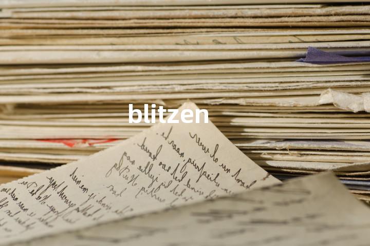 blitzen单词图解，单词释义场景配图