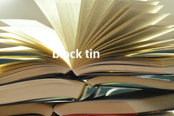 block tin单词图解，单词释义场景配图