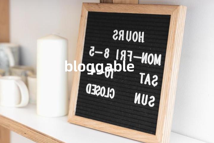 bloggable单词图解，单词释义场景配图