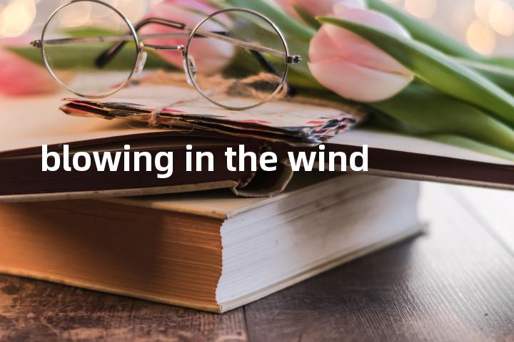 blowing in the wind单词图解，单词释义场景配图
